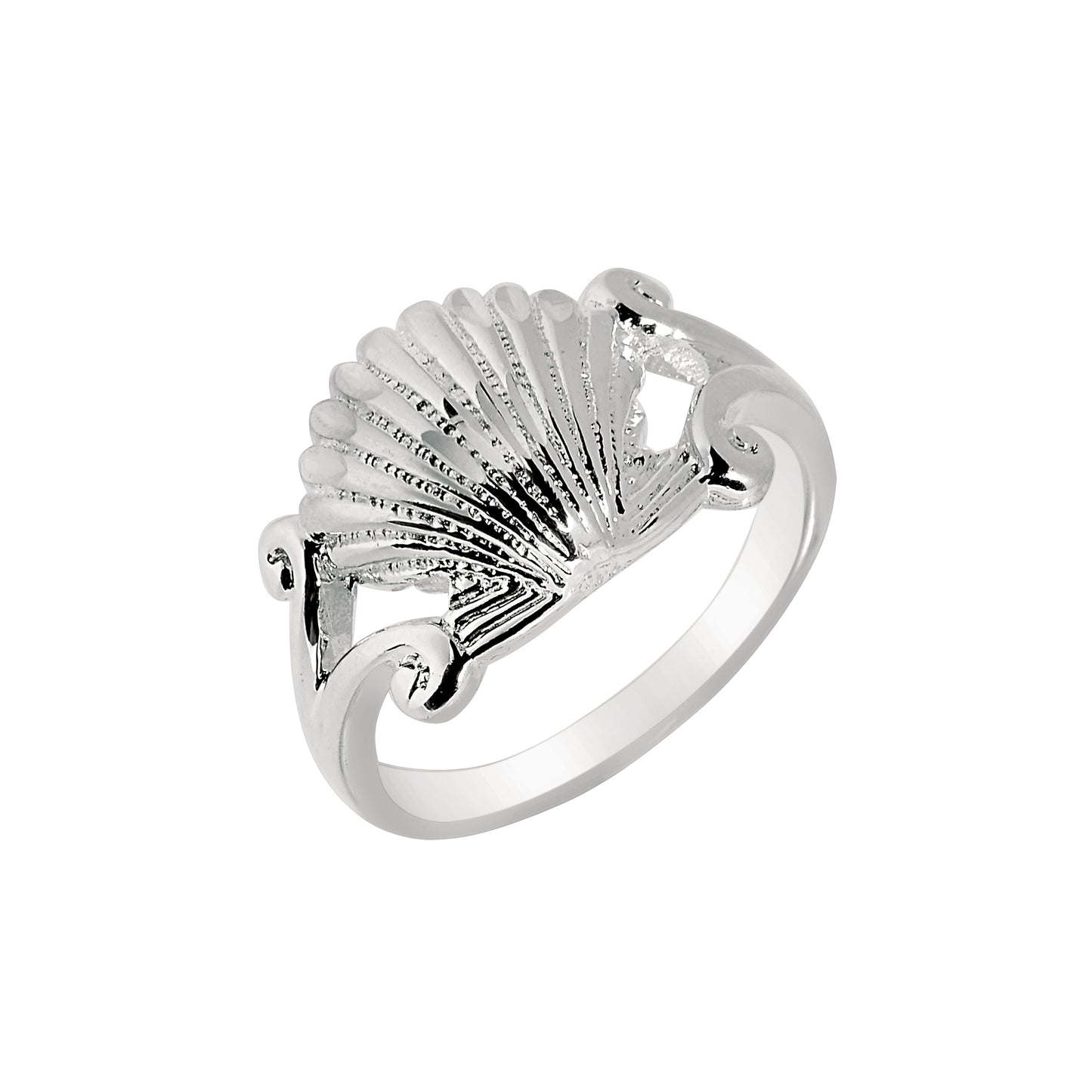 Silver Sea Shell Ring