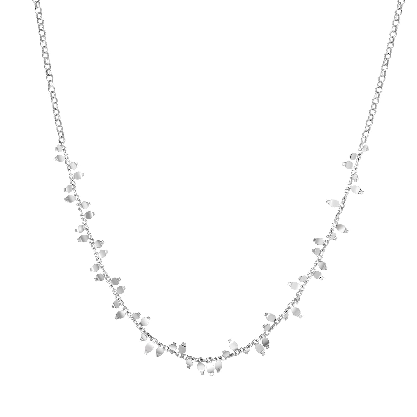 Silver Flora Necklace