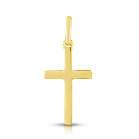 14K Gold Small Flat Cross