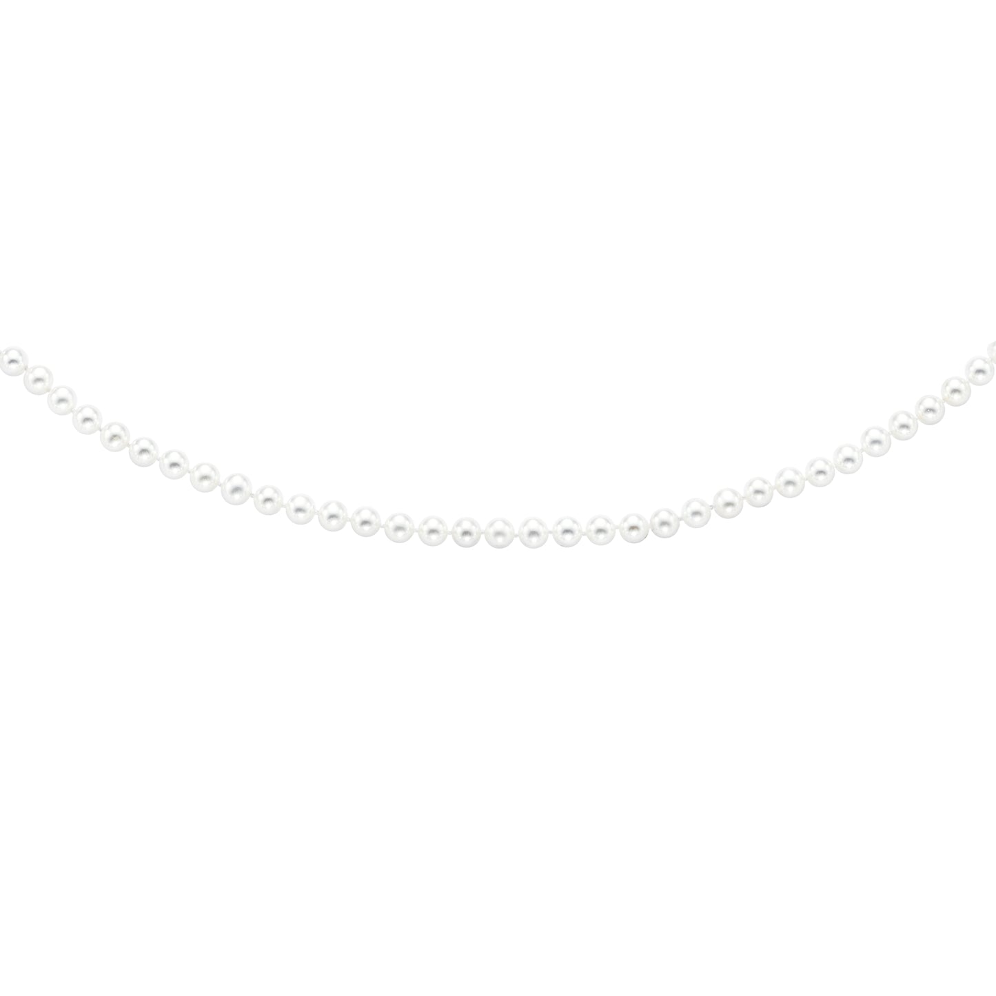14K Gold 6.0-6.5MM Pearl Strand Necklace
